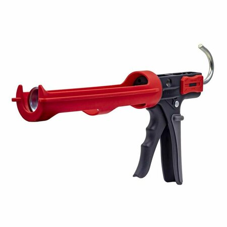 HOMEPAGE Lightweight Plastic Drip Free Caulking Gun, Black & Red, 6PK HO2741242